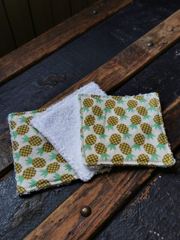 Coton lavable Ananas